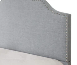 Lombard Light Gray Queen Upholstered Bed -Furniture Specialty Shop 810507931 5