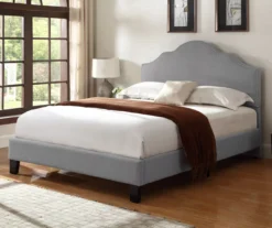 Lombard Light Gray Queen Upholstered Bed -Furniture Specialty Shop 810507931 7