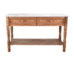 Marble & Mango Wood Console Table -Furniture Specialty Shop 810511008 1