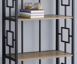 Dark Taupe Square 4-Shelf Open Bookcase -Furniture Specialty Shop 810512901 4