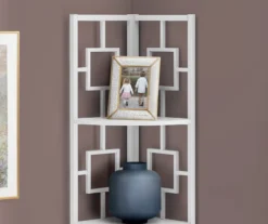 White Square 4-Shelf Corner Bookcase 10 White Square 4-Shelf Corner Bookcase -Furniture Specialty Shop 810512902 4