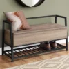 Dark Taupe Storage Bench 1 Dark Taupe Storage Bench -Furniture Specialty Shop 810512943 1