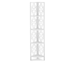 Monarch Geometric 4-Shelf Corner Bookcase -Furniture Specialty Shop 810512945 2
