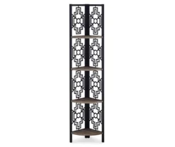 Monarch Geometric 4-Shelf Corner Bookcase -Furniture Specialty Shop 810512947 2