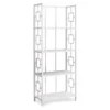 White Square 4-Shelf Open Bookcase -Furniture Specialty Shop 810512949 2