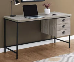 Monarch Reclaimed 3-Drawer Computer Desk -Furniture Specialty Shop 810512956 1