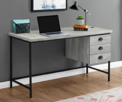 Monarch Reclaimed 3-Drawer Computer Desk -Furniture Specialty Shop 810512957 1