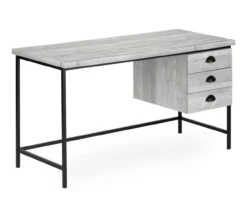 Monarch Reclaimed 3-Drawer Computer Desk -Furniture Specialty Shop 810512957 2