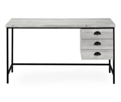 Monarch Reclaimed 3-Drawer Computer Desk -Furniture Specialty Shop 810512957 3