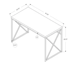 Monarch Reclaimed Office Desk -Furniture Specialty Shop 810512959 10