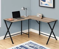 Monarch X Leg L-Shaped Corner Desk 25 Monarch X Leg L-Shaped Corner Desk -Furniture Specialty Shop 810512975 1