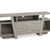 60" Dark Taupe 2-Drawer TV Stand 2 60" Dark Taupe 2-Drawer TV Stand -Furniture Specialty Shop 810512981 2