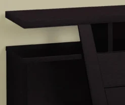 60" Espresso 2-Drawer TV Stand -Furniture Specialty Shop 810512982 4