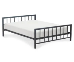 Black Evans King Platform Bed -Furniture Specialty Shop 810513490 2