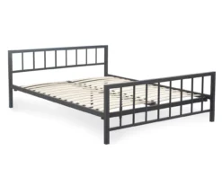Black Evans King Platform Bed -Furniture Specialty Shop 810513490 3