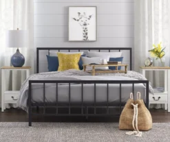 Black Evans King Platform Bed -Furniture Specialty Shop 810513490 4