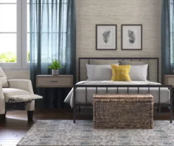 Black Evans King Platform Bed -Furniture Specialty Shop 810513490 5