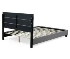 Gray Hudson Queen Upholstered Linen Fabric Bed -Furniture Specialty Shop 810513495 14