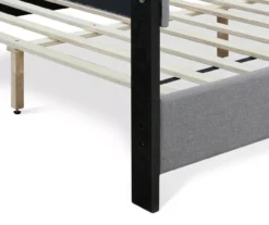 Gray Hudson Queen Upholstered Linen Fabric Bed -Furniture Specialty Shop 810513495 15