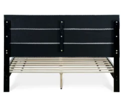 Gray Hudson Queen Upholstered Linen Fabric Bed -Furniture Specialty Shop 810513495 17