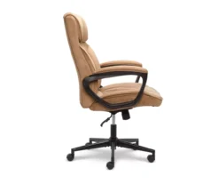 Hannah Beige Microfiber Office Chair -Furniture Specialty Shop 810513511 12 1