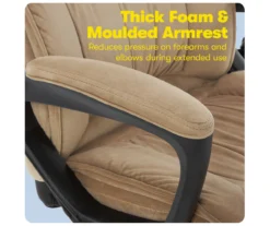 Hannah Beige Microfiber Office Chair -Furniture Specialty Shop 810513511 A0 7 1