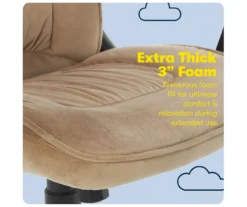 Hannah Beige Microfiber Office Chair -Furniture Specialty Shop 810513511 A0 8 1