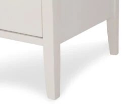 White Finley Wood 3-Drawer Nightstand -Furniture Specialty Shop 810513520 12