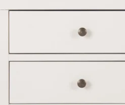 White Finley Wood 3-Drawer Nightstand -Furniture Specialty Shop 810513520 8