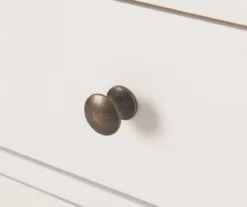 White Finley Wood 3-Drawer Nightstand -Furniture Specialty Shop 810513520 9