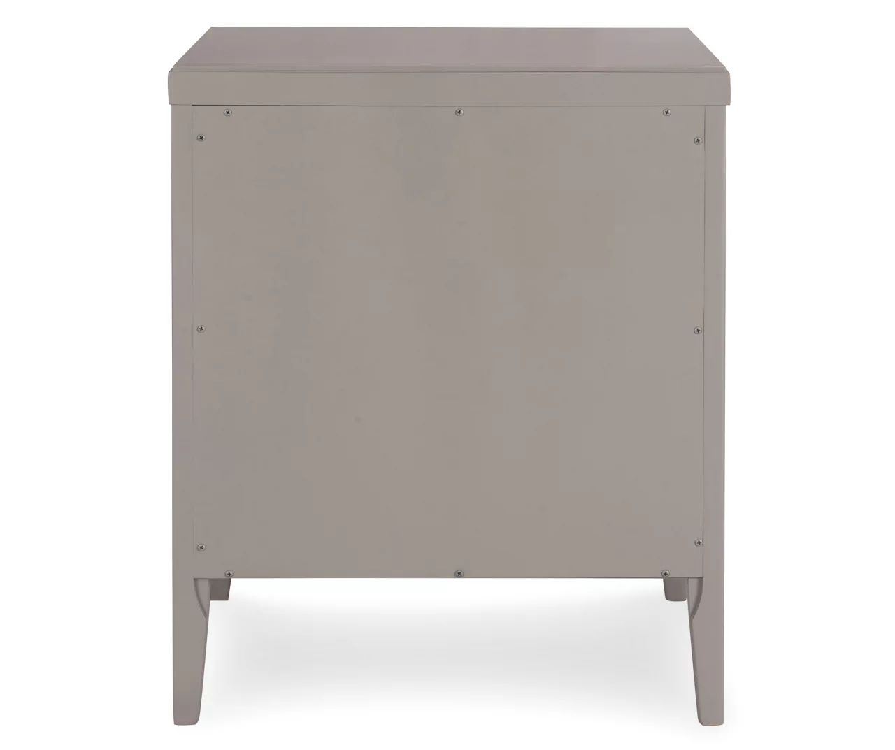 Gray Finley Wood 3-Drawer Nightstand 11 Gray Finley Wood 3-Drawer Nightstand - Image 9