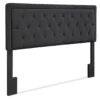 Charcoal Gray Amery Upholstered King Headboard 2 Charcoal Gray Amery Upholstered King Headboard -Furniture Specialty Shop 810513527 2