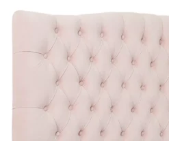 French Blush Pink Celeste Upholstered Queen Headboard -Furniture Specialty Shop 810513529 5