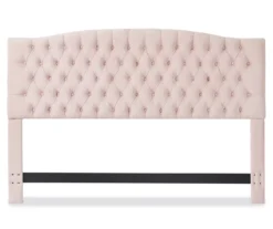 French Blush Pink Celeste Upholstered Queen Headboard -Furniture Specialty Shop 810513529 6