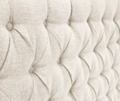 Beige Celeste Upholstered Linen King Headboard -Furniture Specialty Shop 810513532 6