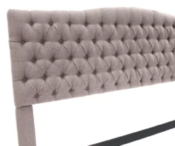 Brown Upholstered Linen King Headboard -Furniture Specialty Shop 810513534 2
