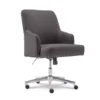 Leighton Dark Gray Memory Foam Fabric Office Chair 1 Leighton Dark Gray Memory Foam Fabric Office Chair -Furniture Specialty Shop 810513537 2