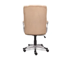 Fawn Tan Linen Executive Office Chair -Furniture Specialty Shop 810513549 7