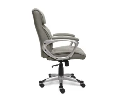 Glacial Gray Linen Executive Office Chair -Furniture Specialty Shop 810513550 5