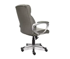 Glacial Gray Linen Executive Office Chair -Furniture Specialty Shop 810513550 6