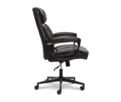 Hannah Black Bonded Leather Office Chair -Furniture Specialty Shop 810513552 11