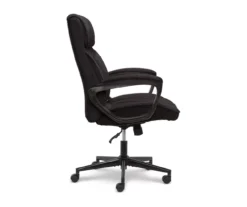 Hannah Charcoal Gray Microfiber Office Chair 34 Hannah Charcoal Gray Microfiber Office Chair -Furniture Specialty Shop 810513553 10