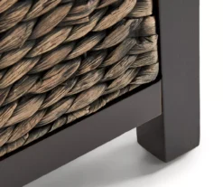 Rustic Black Wicker Storage Trunk -Furniture Specialty Shop 810513555 10