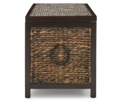 Rustic Black Wicker Storage Trunk -Furniture Specialty Shop 810513555 12