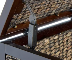 Rustic Black Wicker Storage Trunk -Furniture Specialty Shop 810513555 7