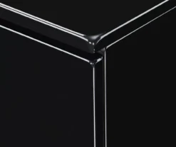 Black Hudson 2-Drawer Wood Nightstand -Furniture Specialty Shop 810513557 14