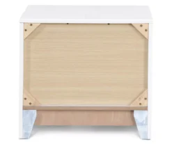 White Hudson 2-Drawer Wood Nightstand -Furniture Specialty Shop 810513558 15
