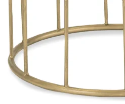 Gold Harper Side Table -Furniture Specialty Shop 810513567 5