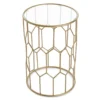 Gold Harper Side Table 2 Gold Harper Side Table -Furniture Specialty Shop 810513567 6