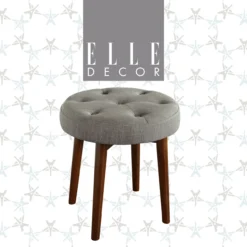 Penelope Tufted Stool -Furniture Specialty Shop 810513571